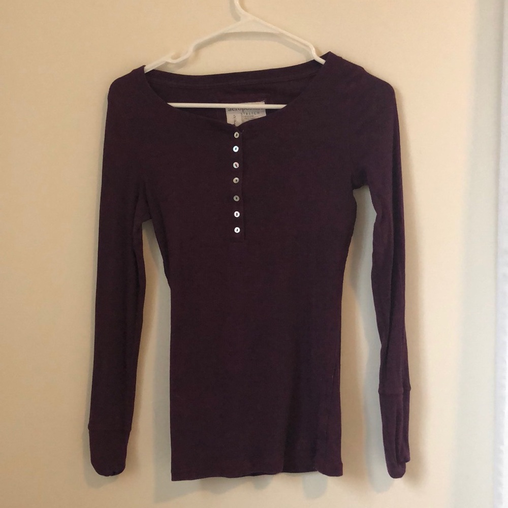Comfortable long sleeved top